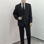 Garnitur 2-częściowy ciemny grafit Garnitur czarny 2-częściowy